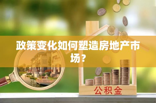 崇川政策变化如何塑造房地产市场？