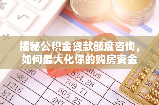 崇川揭秘公积金贷款额度咨询，如何最大化你的购房资金
