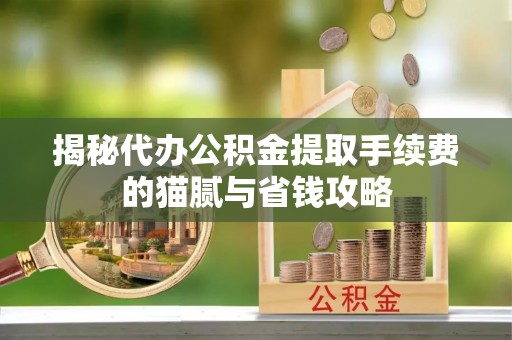 崇川揭秘代办公积金提取手续费的猫腻与省钱攻略