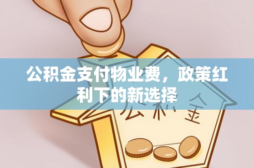 崇川公积金支付物业费，政策红利下的新选择